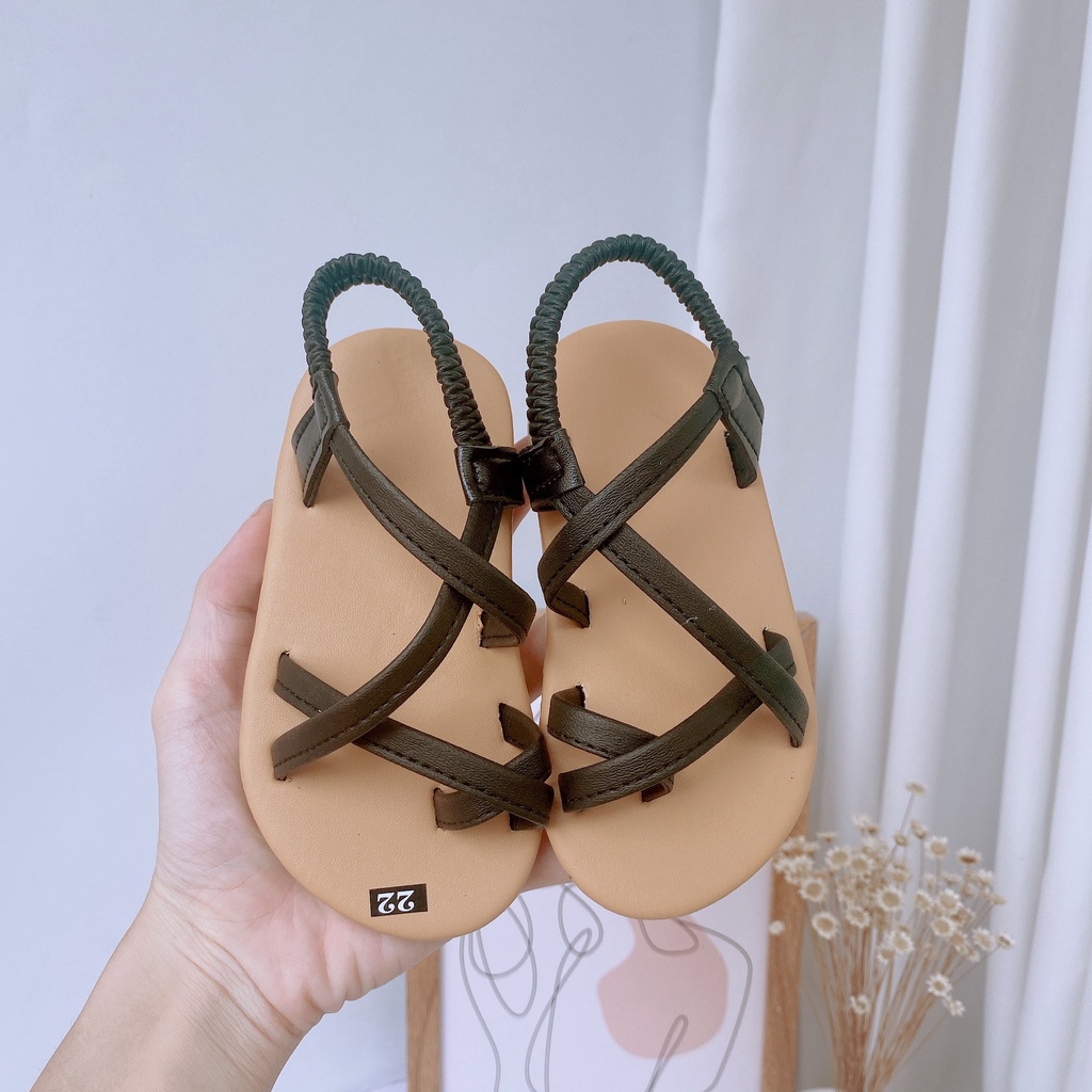 Dép Quai Hậu Xỏ Ngón Thoáng Chân Cho Bé Gái Mùa Hè KB131