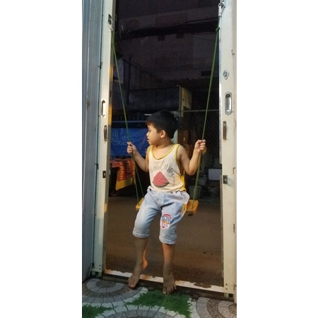 Ghế xích đu GỖ NGANG nguyên tấm