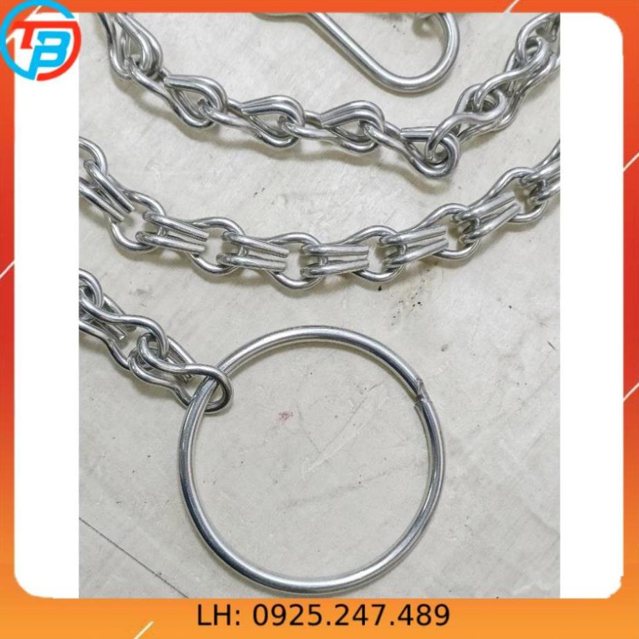 Dây xích cho mèo INOX - Số 6 - Dài 1.7 mét CÁP THÉP Thái Bình VinàN