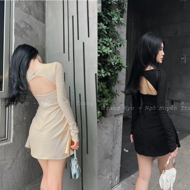 VÁY BODY DÁNG XOÈ NHÍU NGỰC