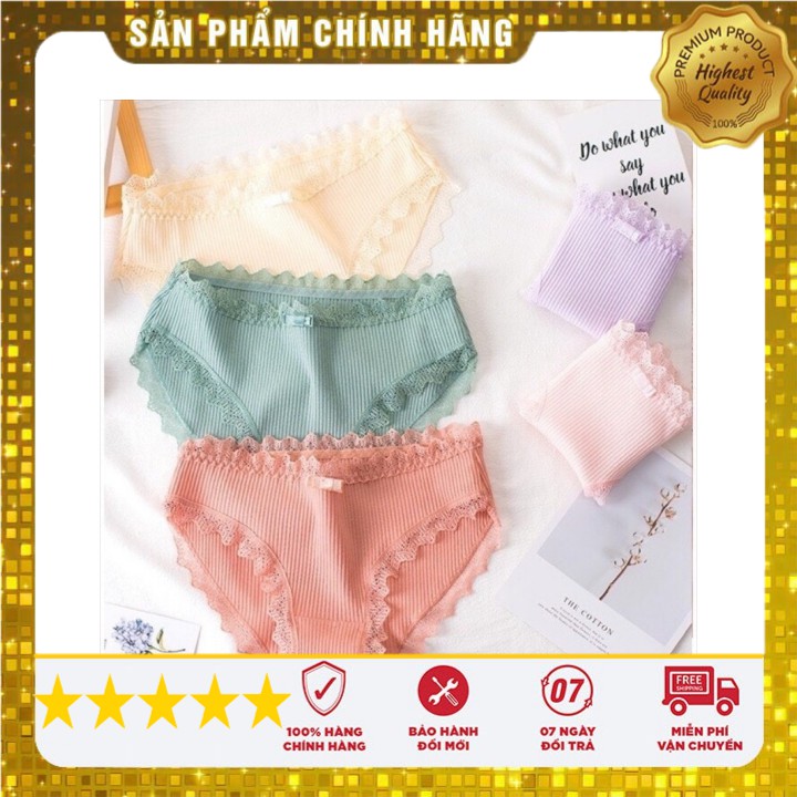 [Freee ship - Chính Hãng - 1 Hộp 5 chiếc] Quần lót nữ Muji chất liệu cotton sợ tre kháng khuẩn, loại cao cấp giá tốt nhấ