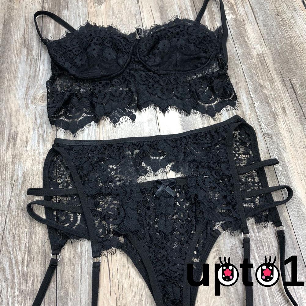 Set nội y ngủ với áo lót kèm quần dây gợi cảm dành cho nữ | BigBuy360 - bigbuy360.vn