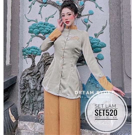 Set lam big size đi chùa từ 60kg-90kg