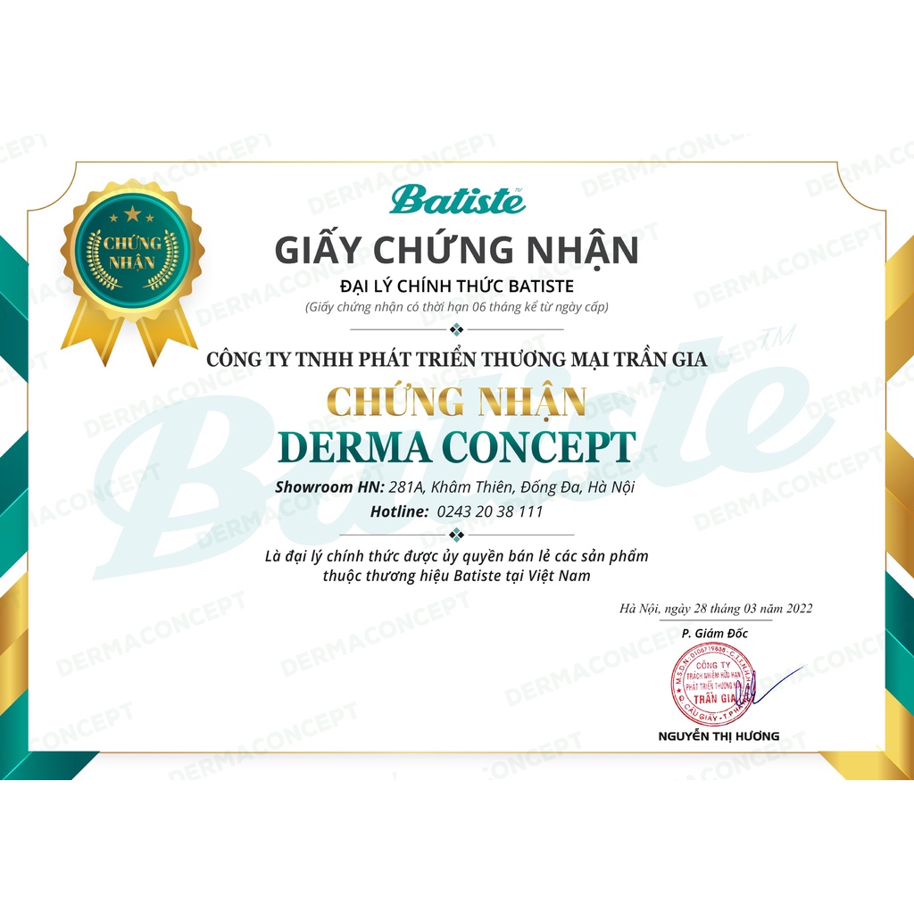 Dầu gội khô Batiste Dry Shampoo 50ml/ 200ml
