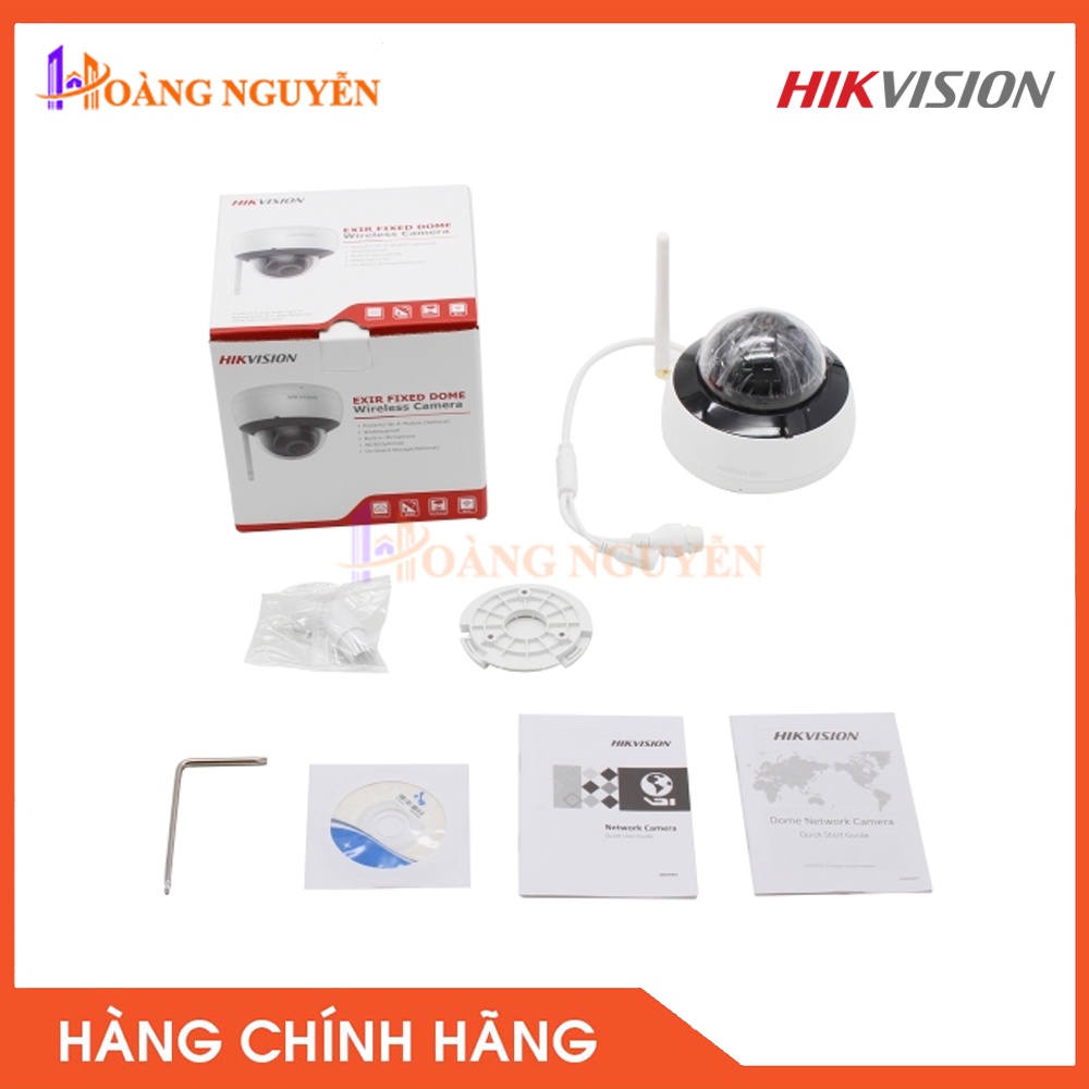 [NHÀ PHÂN PHỐI] Camera HIKVISION DS-2CD2141G1-IDW1 4MP -  Kết Nối Wi-Fi Tích Hợp Mic Âm Thanh, Hồng Ngoại 30m