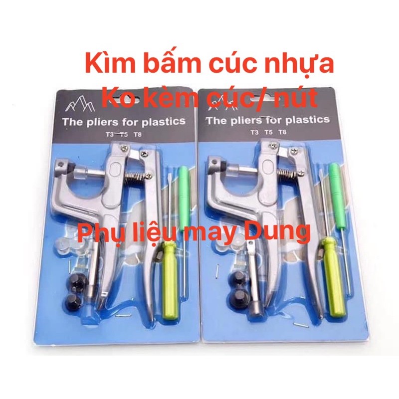 Kìm bấm cúc nhựa loại 1