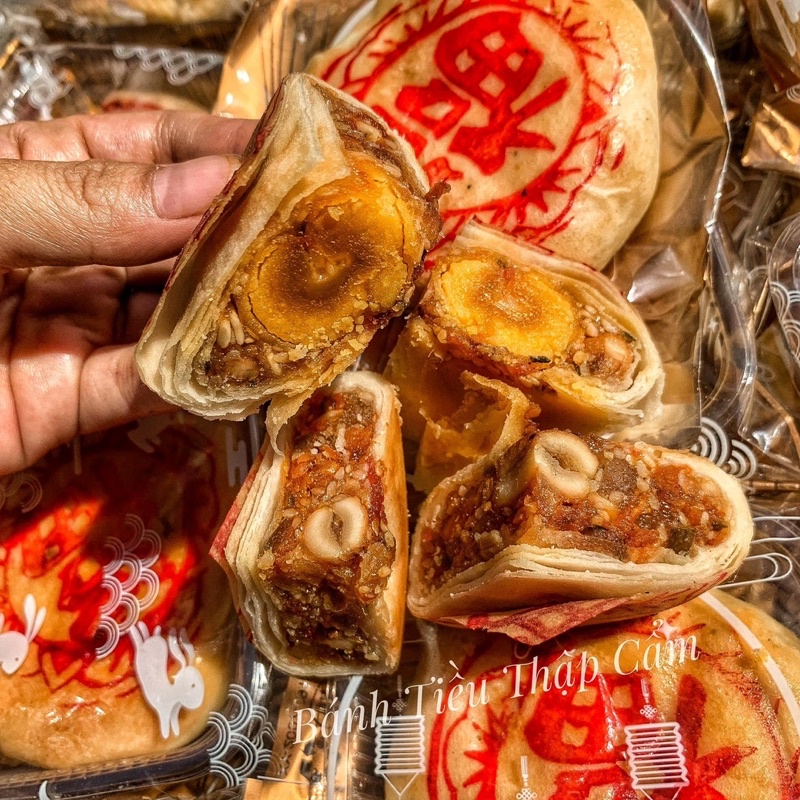Bánh Pía Lột Da Trứng Muối - Bánh Tiều Nhân  - Ít Ngọt Thơm Ngon