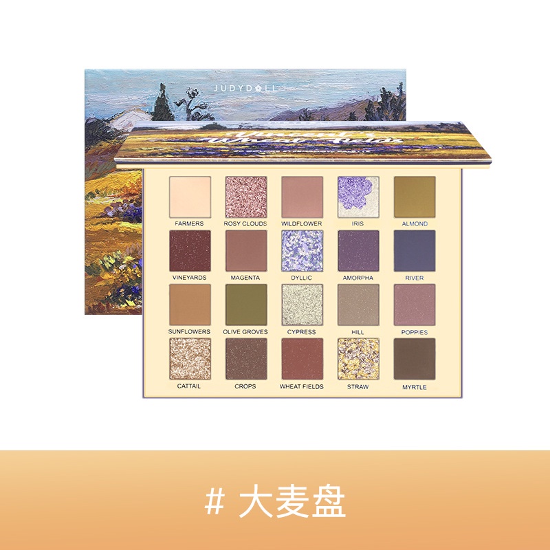 Bảng Phấn Mắt Judydoll 20 Màu Sắc Tông Cam/Lực Rỡ