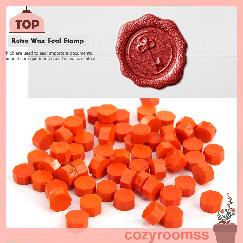 Sáp 100pcs Vintage Wax Seal Stamp Tablet Pill Beads for Envelope Sealing Wax