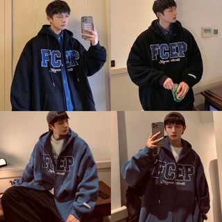 Áo khoắc nỉ bông form rộng ulzzang hàn quốc fcep