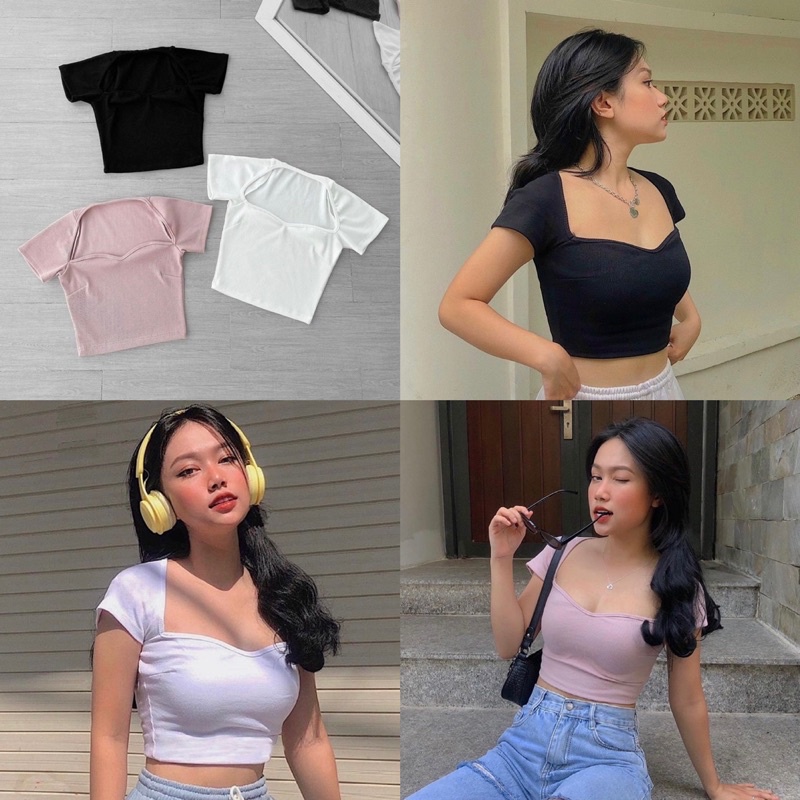 (ảnh thật trải sàn)ÁO_CROPTOP_CÚP_NGỰC