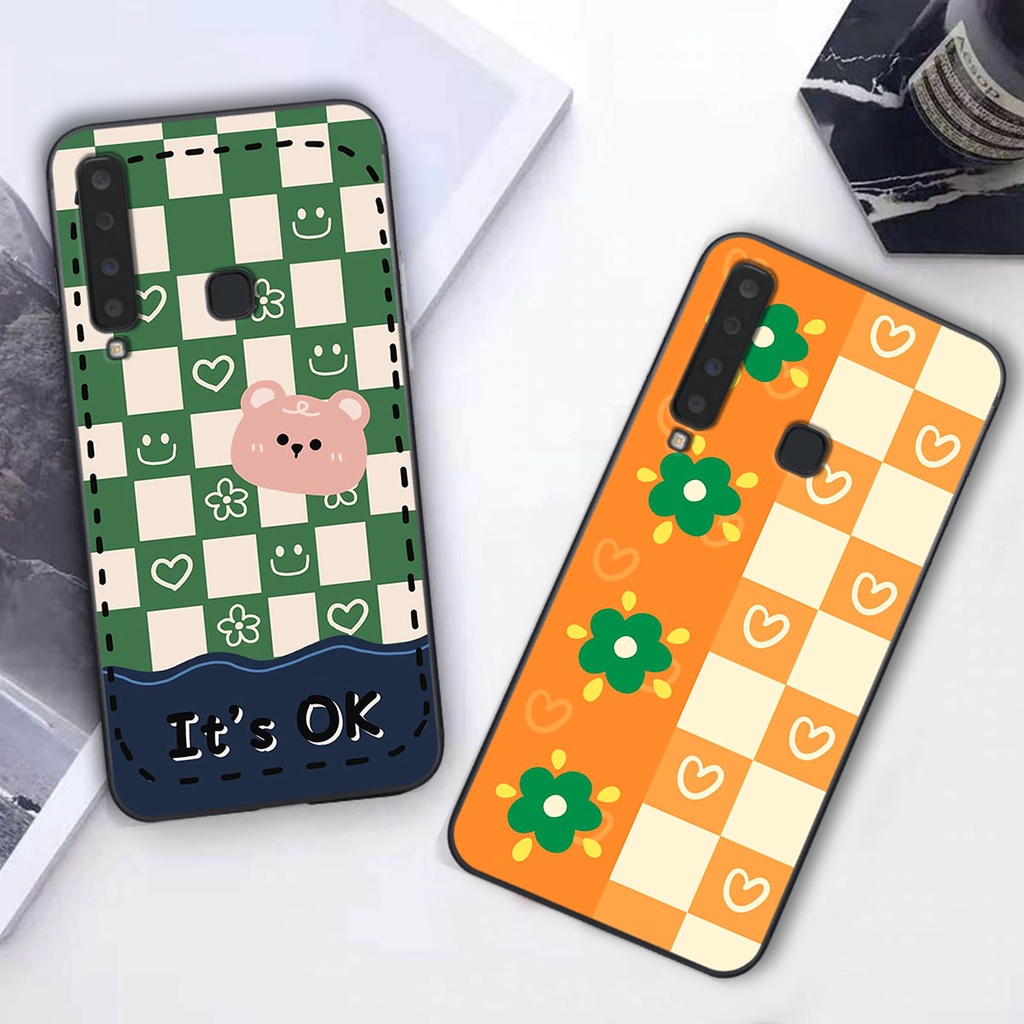 Ốp lưng Samsung A9 2018 happy day, gấu bear dễ thương - BỀN - ĐẸP -BAO GIÁ TOÀN THỊ TRƯỜNG
