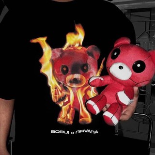 Bobui x rỉvana / áo bobui gấu lửa