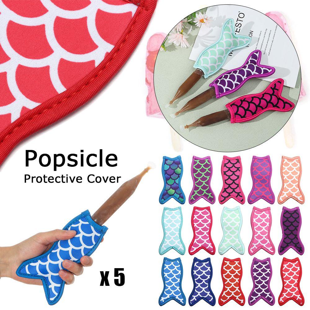 Bộ 5 Vỏ Bọc Cần Câu Cá Cách Nhiệt Nhiều Màu Sắc