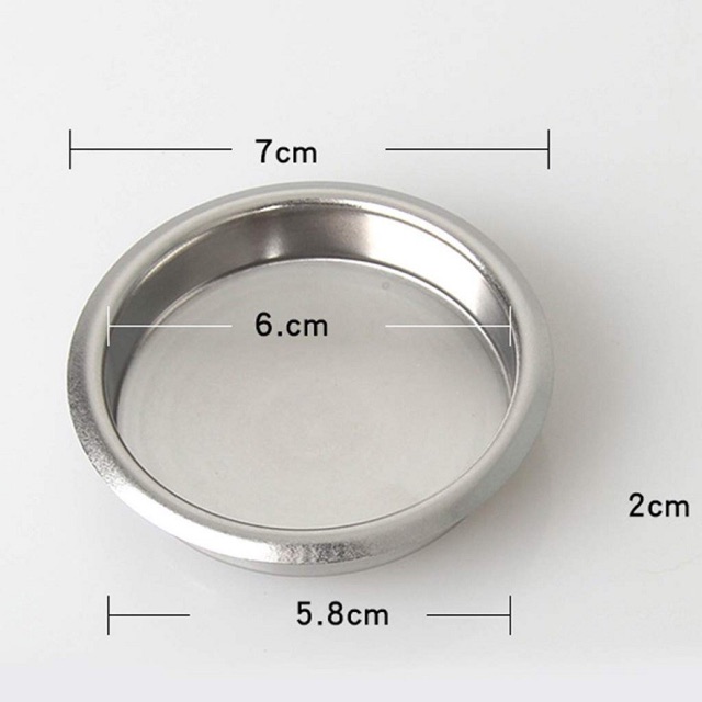 Phin mù inox 58mm - Vệ sinh máy pha cà phê - Dụng cụ vệ sinh, lọc mù - Phân phối bởi Anni Coffee