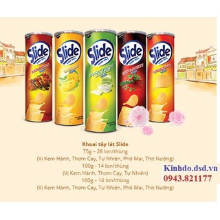 Khoai Tây Chiên Slide Lon 150g