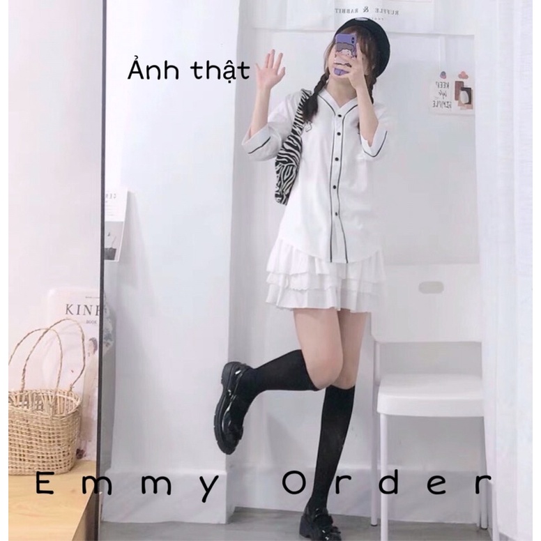 Áo khoác dáng kimono ngắn tay phong cách ullzang Hàn Quốc | BigBuy360 - bigbuy360.vn