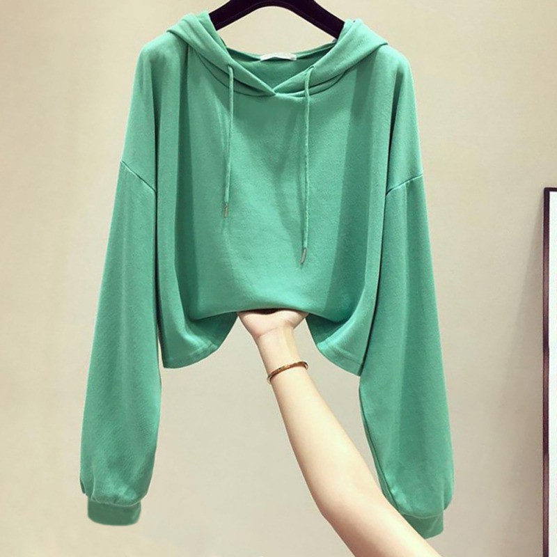 Áo Hoodies tay dài hoạ tiết chữ in thiết kế đáng yêu cho phái nữ | BigBuy360 - bigbuy360.vn