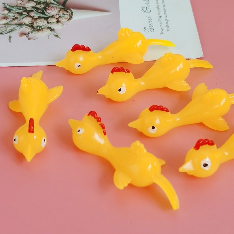 Set 10 đồ chơi bắn ná hình gà tây mềm dẻo giảm căng thẳng vui nhộn