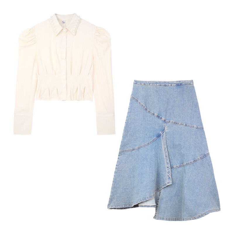 Áo sơ mi nữ cách điệu dáng ngắn xinh 2022 (có ảnh thật)