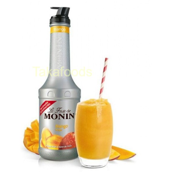 Mứt trái cây/ Puree /Fruit Mix Monin Xoài chai 1L. Hàng công ty có sẵn giao ngay