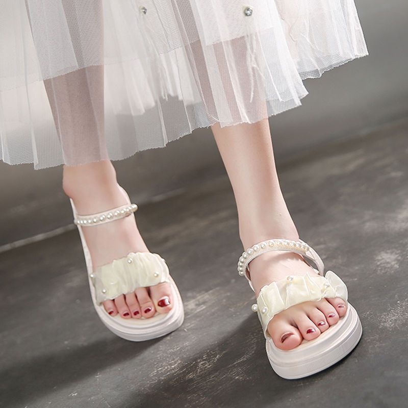 Giày Sandal Đế Dày Thời Trang Mùa Hè Năng Động