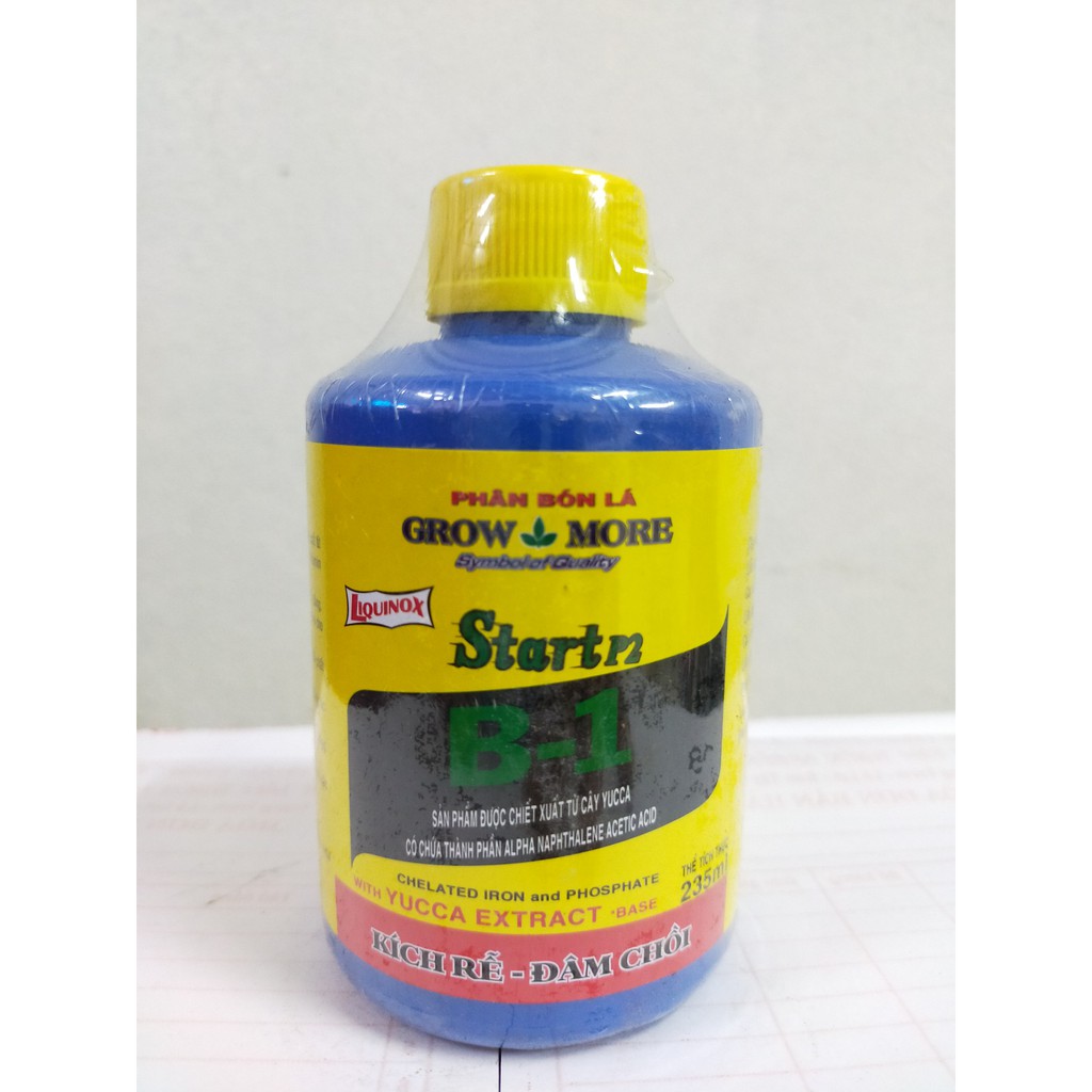 Phân bón lá B1 Grow More nhập Mỹ - Kích rễ - kích chồi lá cực mạnh - An toàn - Hiệu quả (235ml0