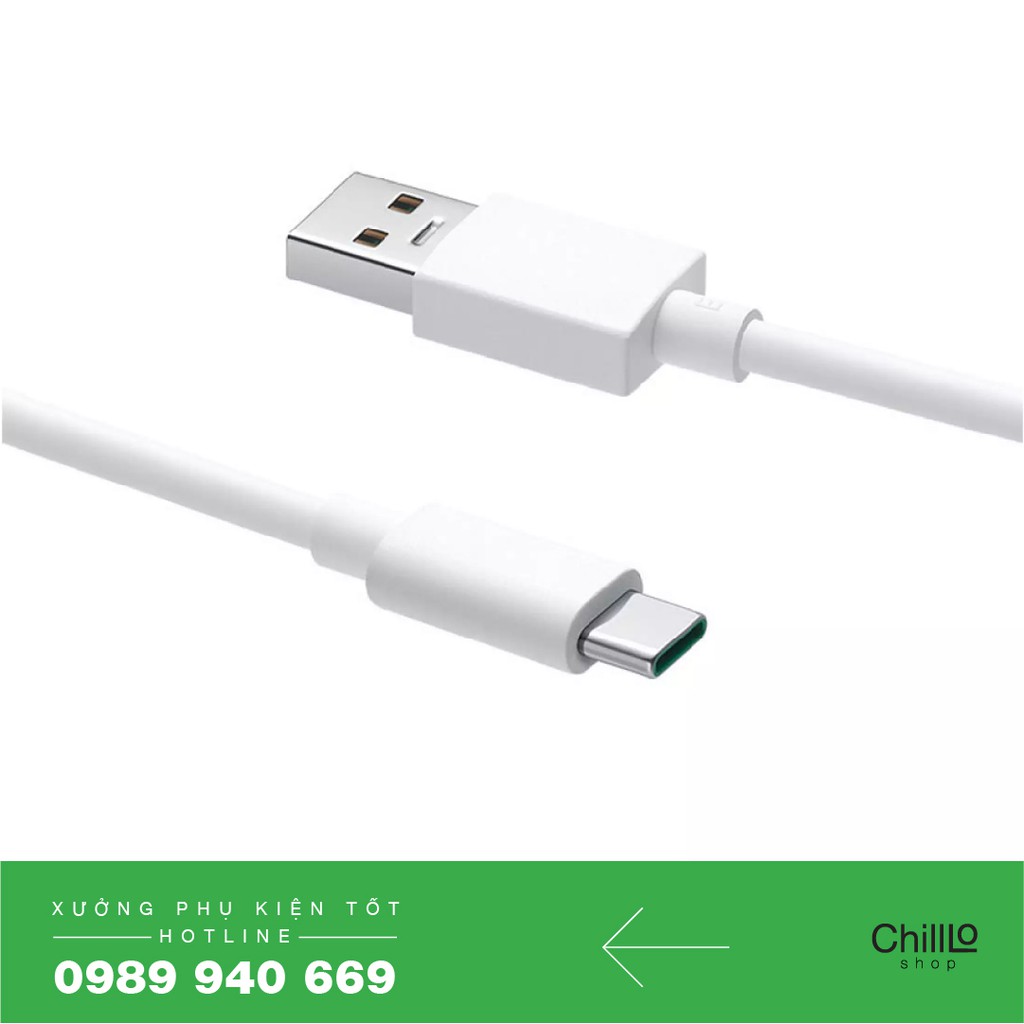 Dây Cáp Sạc Nhanh OPPO Cổng Type-C, Cáp Sạc Nhanh VOOC 3.0 - VOOC Flash Charge 3.0 Dành Cho Điện Thoại OPPO Cổng Type-C