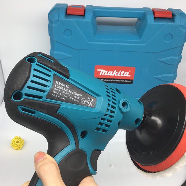 Máy chà nhám, đánh bóng cầm tay 6 tốc độ MAKITA 600W _ Nhật Việt official