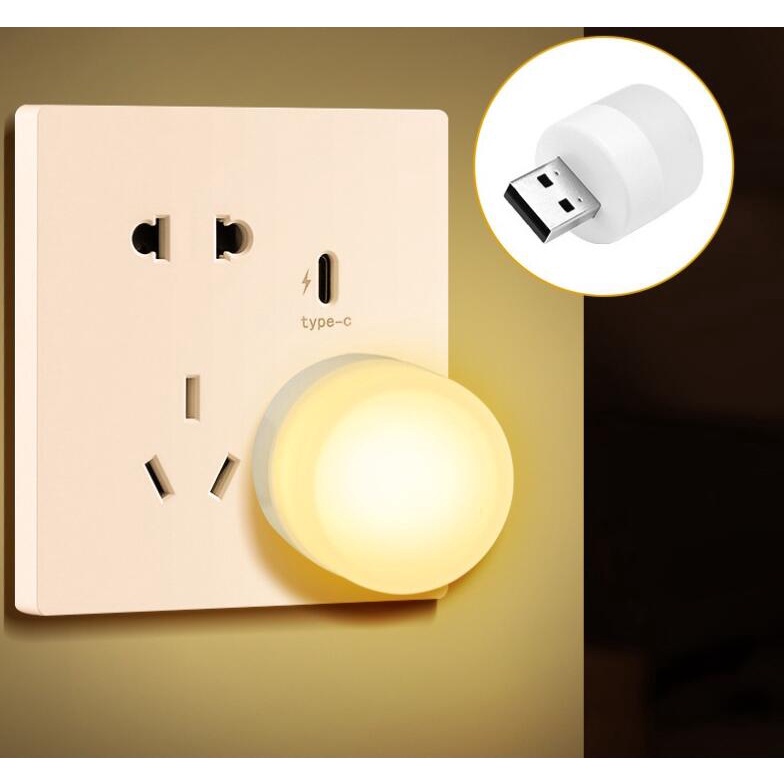 Đèn Ngủ led mini Di Động bingo usb