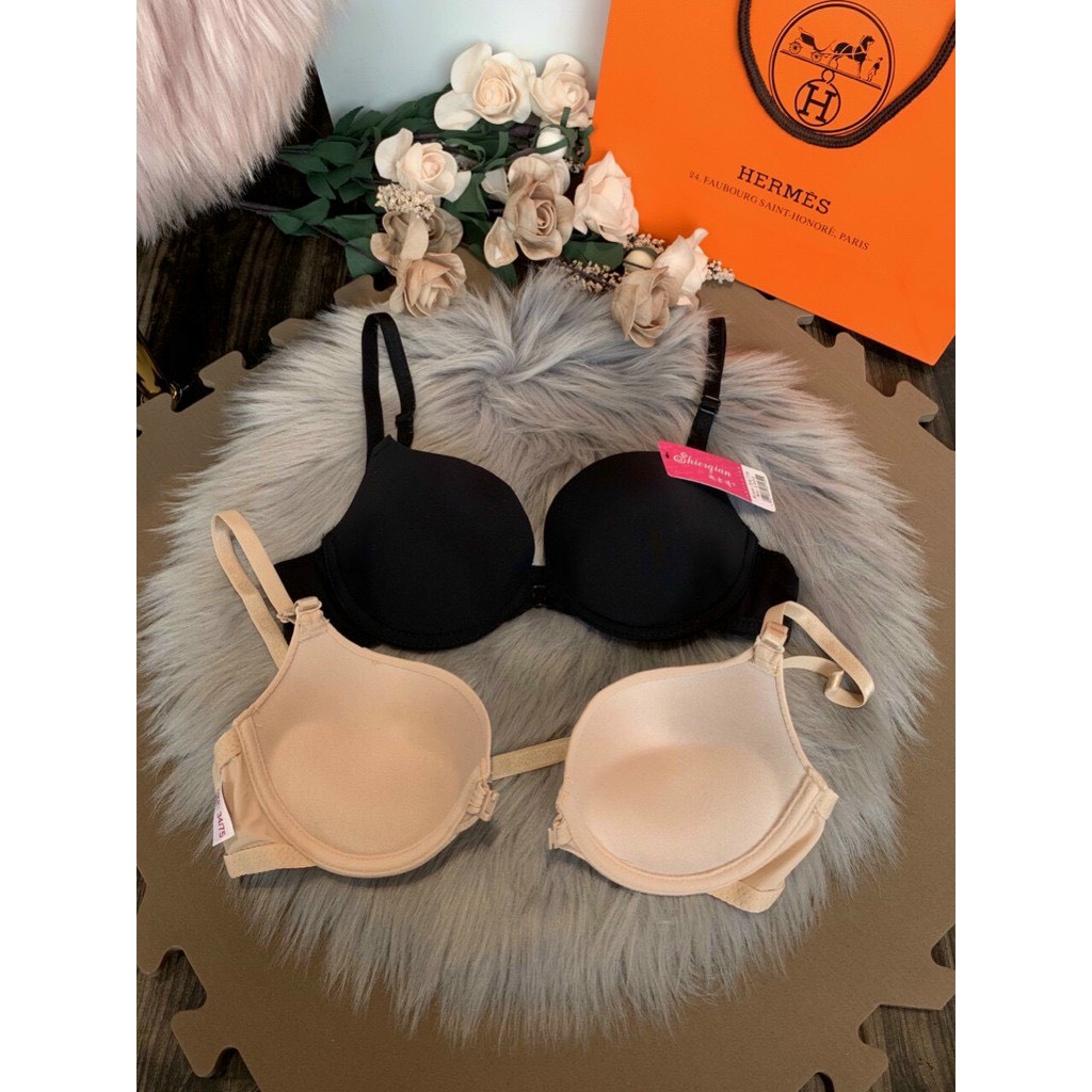 Áo Lót Nữ Su Đúc Nâng Ngực Tạo Khe Cài Trước Thông Hơi Không Gọng Chống Hằn Mỡ