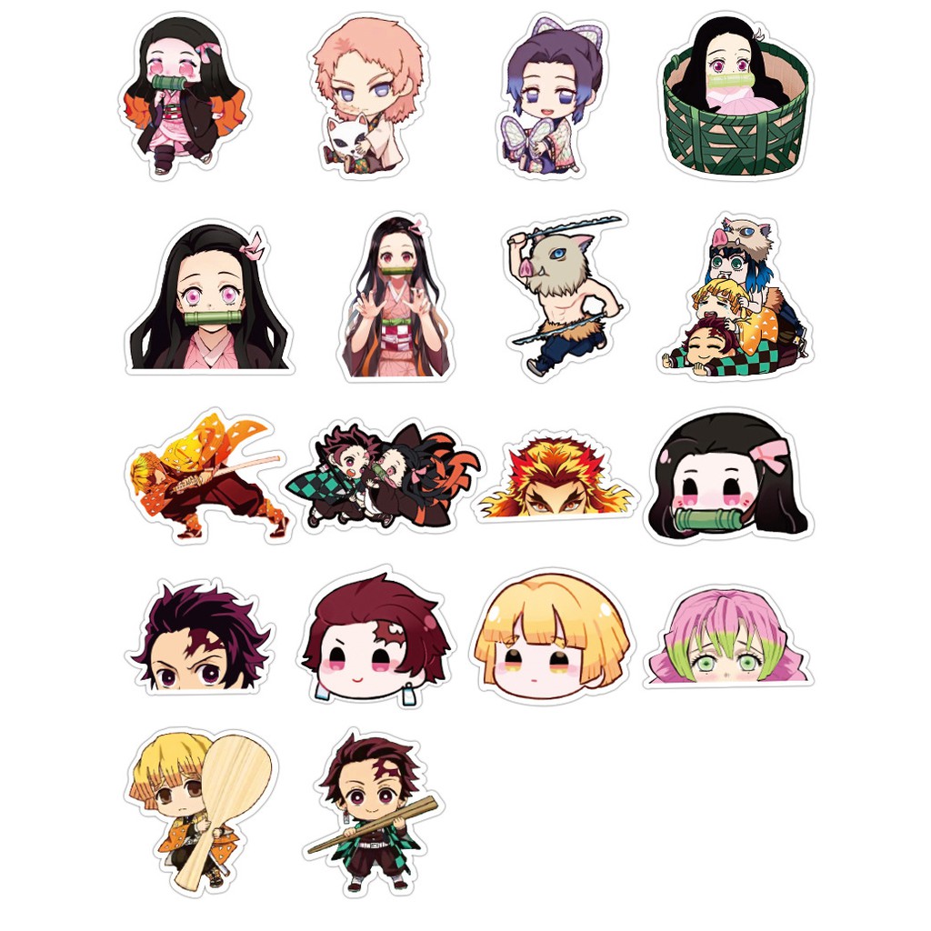 Bộ Sticker Kimetsu No Yaiba