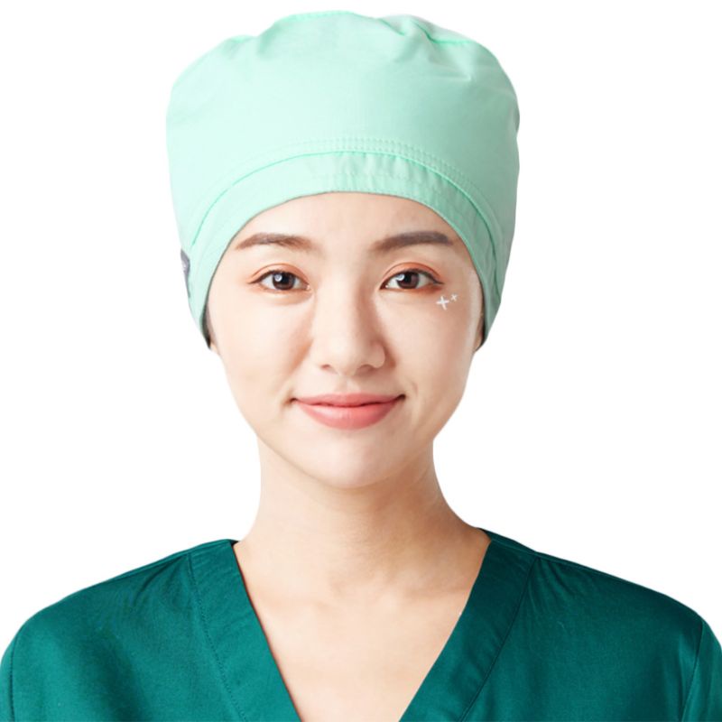 Mũ Vành Phẳng Màu Trơn Có Thể Điều Chỉnh Thắt Nơ Lưng Cho Nam Nữ Làm Đẹp / Y Tá / Bác Sĩ