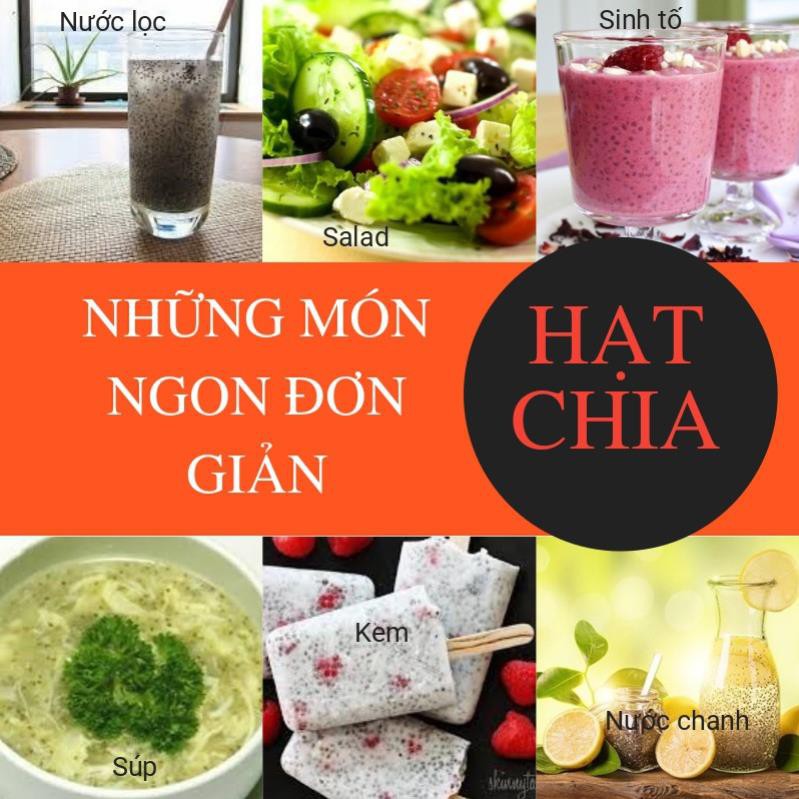 Hạt Chia [FREESHIP] Hạt Chia Úc Absolute Organic mới nhất (1KG) Date mới