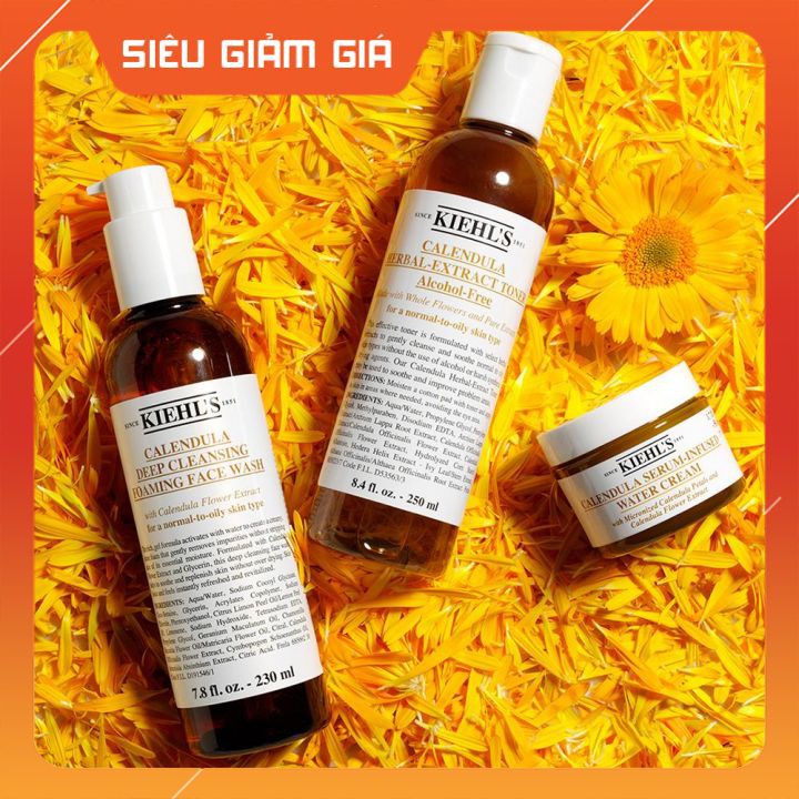 Toner hoa cúc Kiehl’s Calendula Herbal Extract Alcohol 250ml/500ml- Tone trắng da | BigBuy360 - bigbuy360.vn