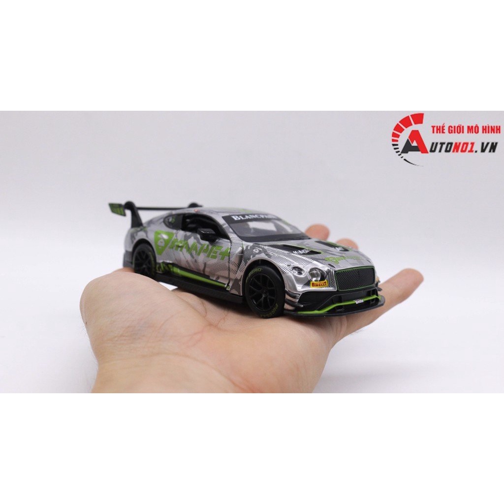 MÔ HÌNH XE BENTLEY CONTINENTAL GT3 2018 BLANCPAIN GT SERIES ASIA 1:32 MAKEDA 7781