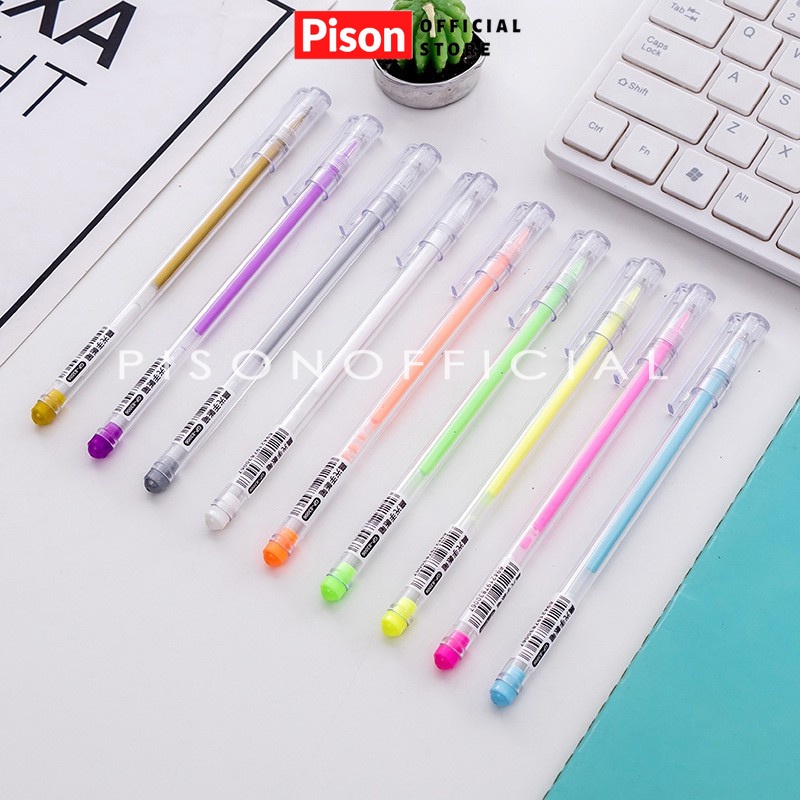 Bút Mực phấn highlight mẫu mới Pison ngòi viết 0.5mm - SP0725 - 1 cái