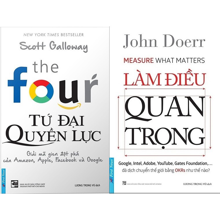 Sách xịn - Combo The Four Tứ Đại Quyền Lực + Làm Điều Quan Trọng - Nhiều Tác Giả