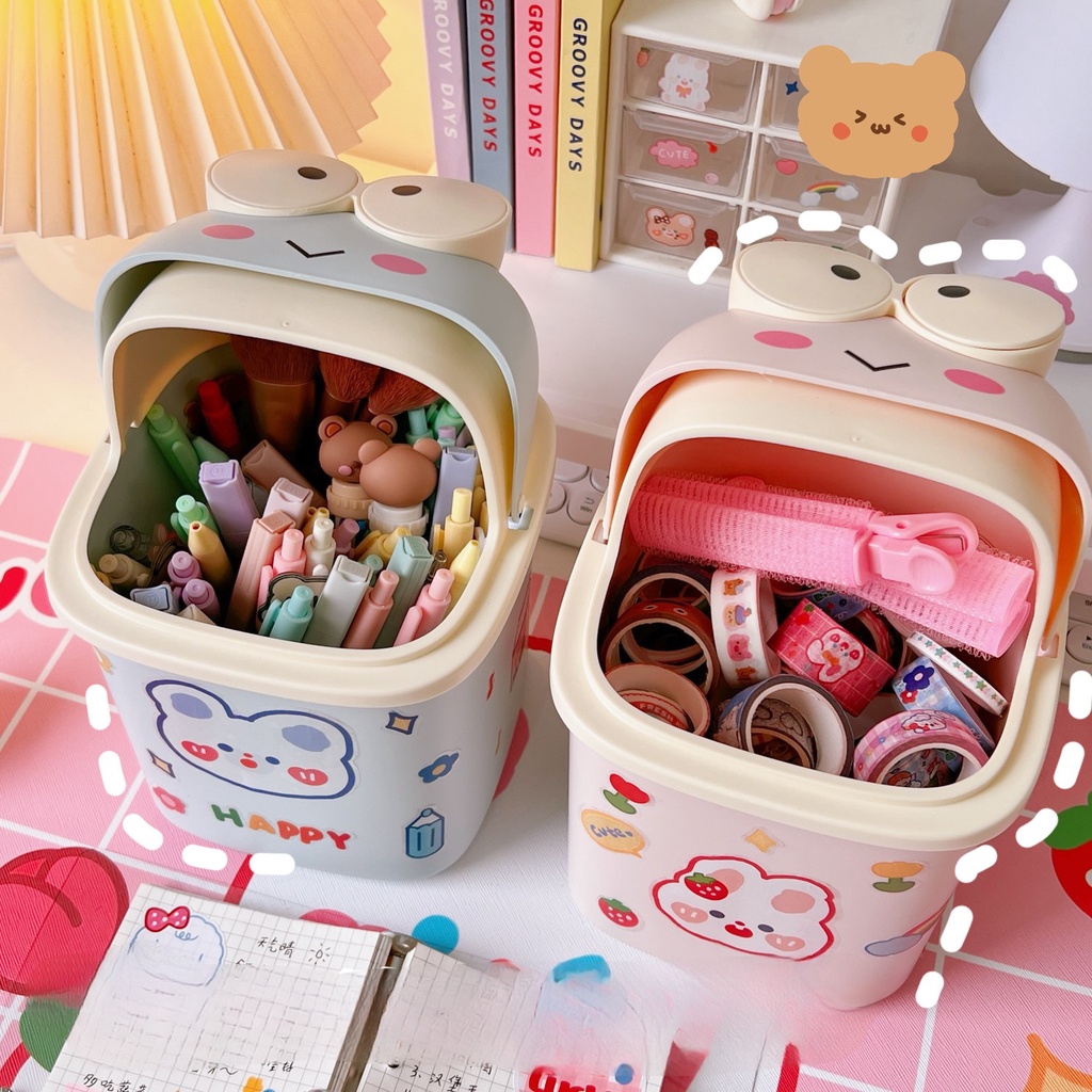 Thùng rác/Hộp Đựng Bút Dễ Thương Trang Trí Bàn Học