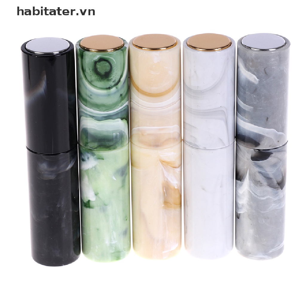 Chai Rỗng Đựng Nước Hoa Dạng Xịt Họa Tiết Cẩm Thạch Có Thể Đổ Đầy