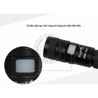 Đèn pin siêu sáng Supire A2 - Zoom
