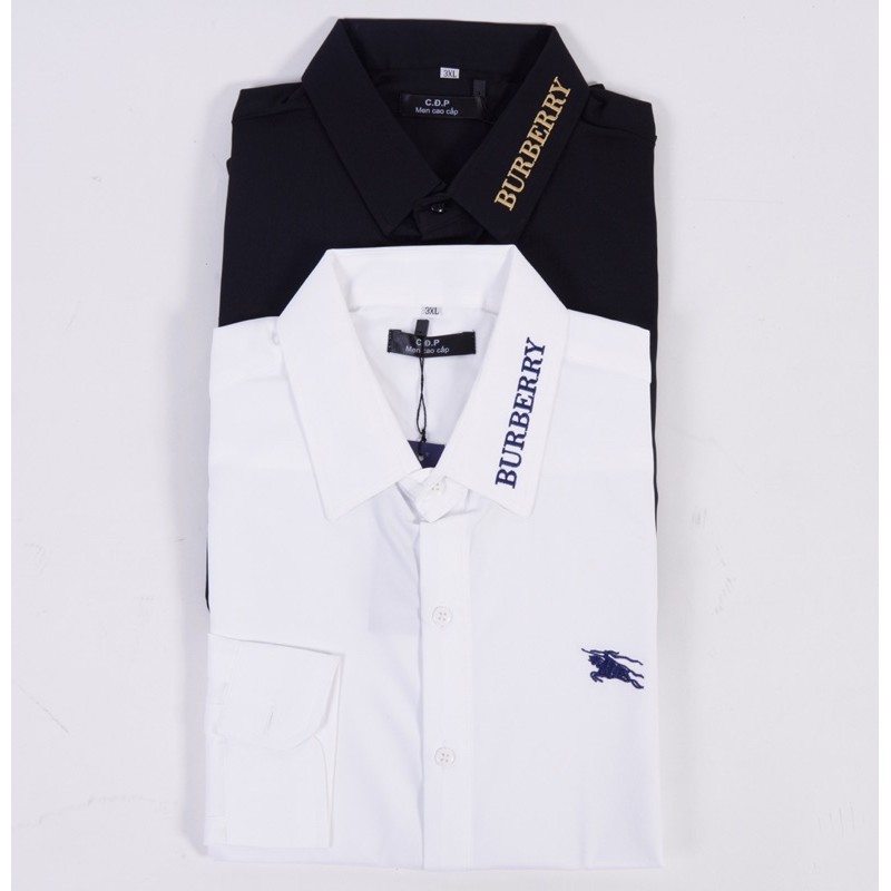 Áo sơ mi nam thêu chữ bigsize < 120kg (4XL-9XL)