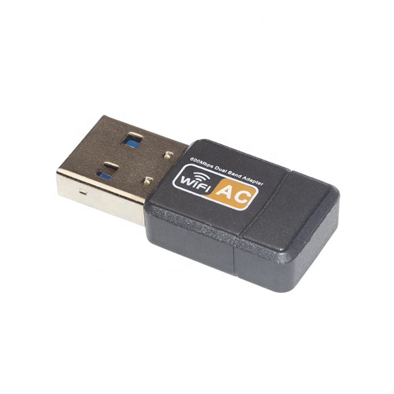 Usb Wifi 600mbps 2.4g / 5g Hz 802.11ac Pc Laptop