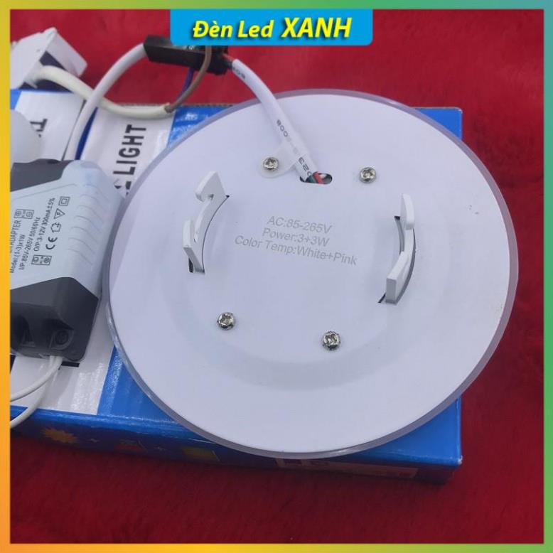 Đèn Led Âm Trần Trang Trí, đèn downlingt Viền Màu Hoa Văn 6w trang trí phòng khách, phòng ngủ, quán cafe.... siêu đẹp