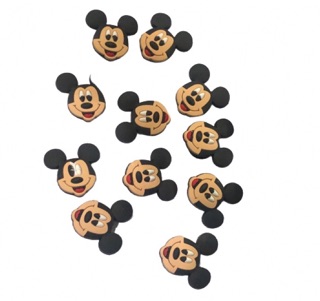 Sticker Jibbitz gắn dép sục 3D