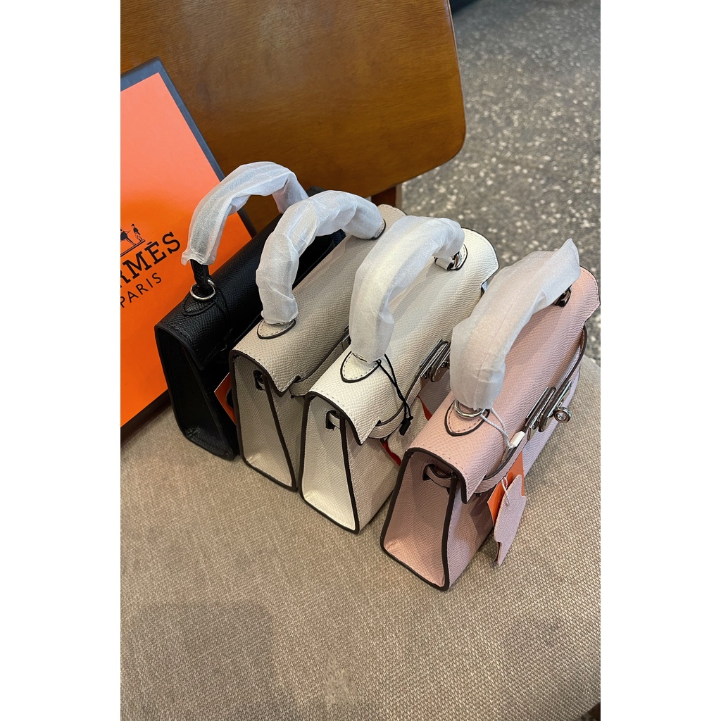 Túi Xách HM Hàng Cao Cấp Da Gạo Full Box SIze 19