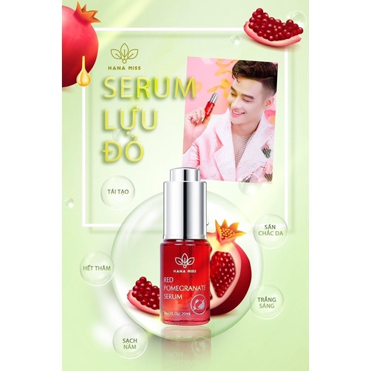 (Tặng 3 Mặt Nạ Kèm Theo)Tinh Chất Serum Lựu Đỏ Hana Miss | BigBuy360 - bigbuy360.vn
