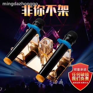 Ff ¤☄giá đỡ micro để bàn thiết kế pha lê độc đáo tiện dụng