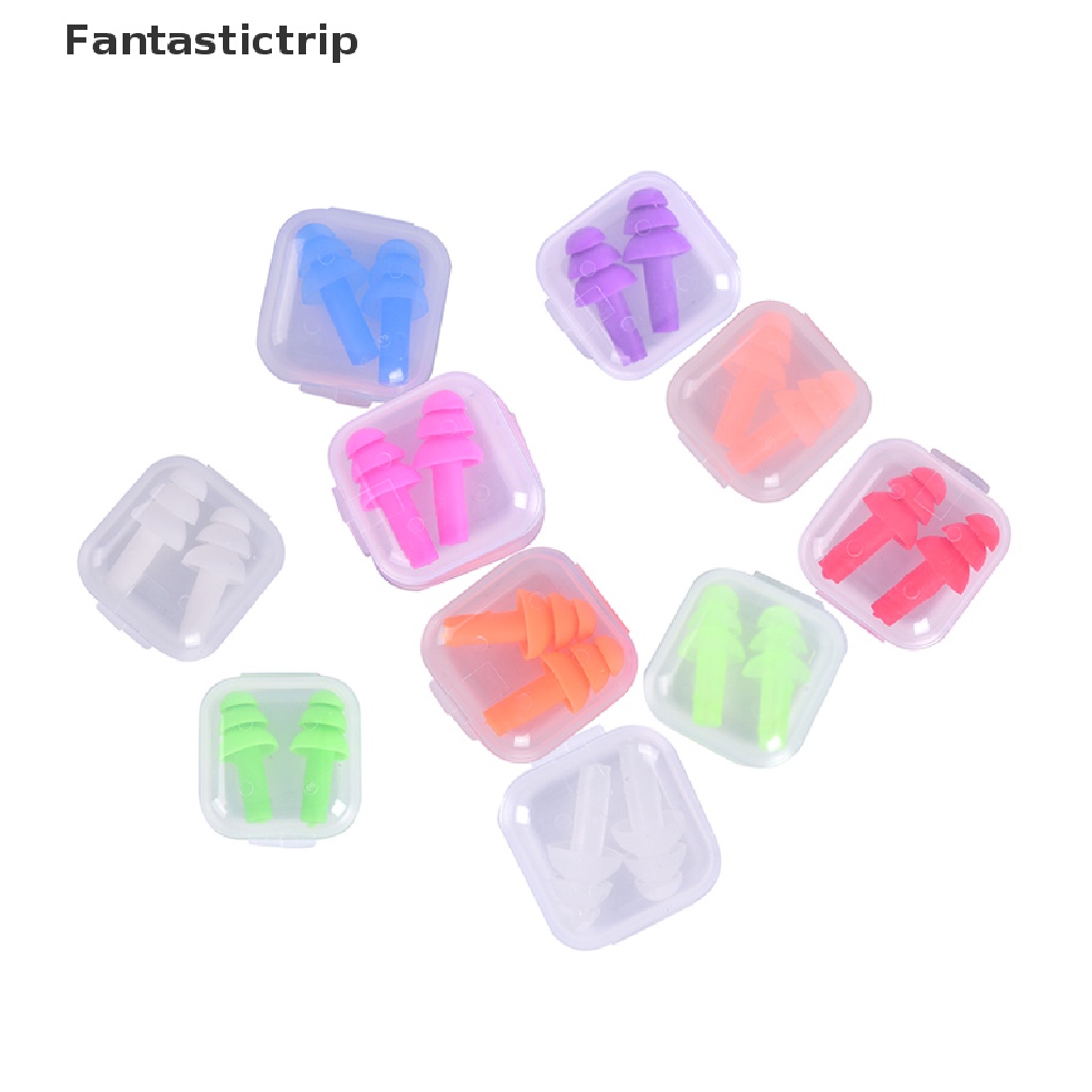 Hộp nút bịt tai silicone thoải mái sử dụng khi ngủ