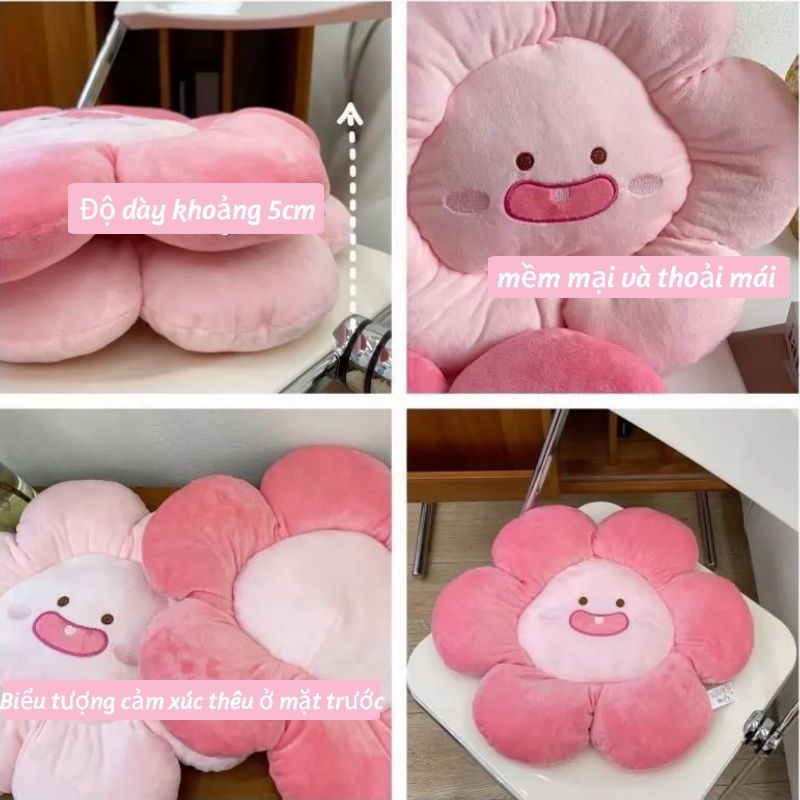 GỐI HOA SÚN RĂNG - ĐỆM BÔNG MỀM MẠI PHONG CÁCH BẮC ÂU XINH